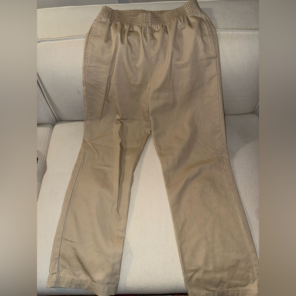 TNA Straight-Leg Chinos in Tan